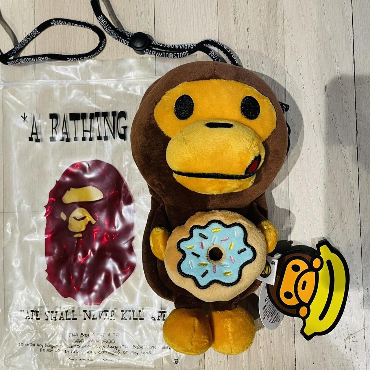 Bape Baby Milo Plush Bag New, still with... - Depop