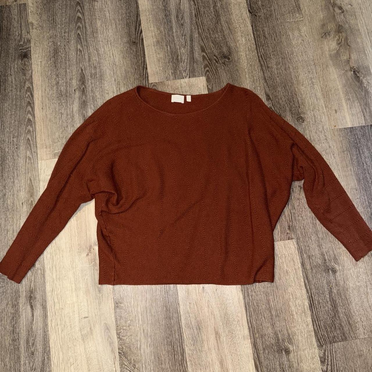 Cyrus women's orange and brown jumper