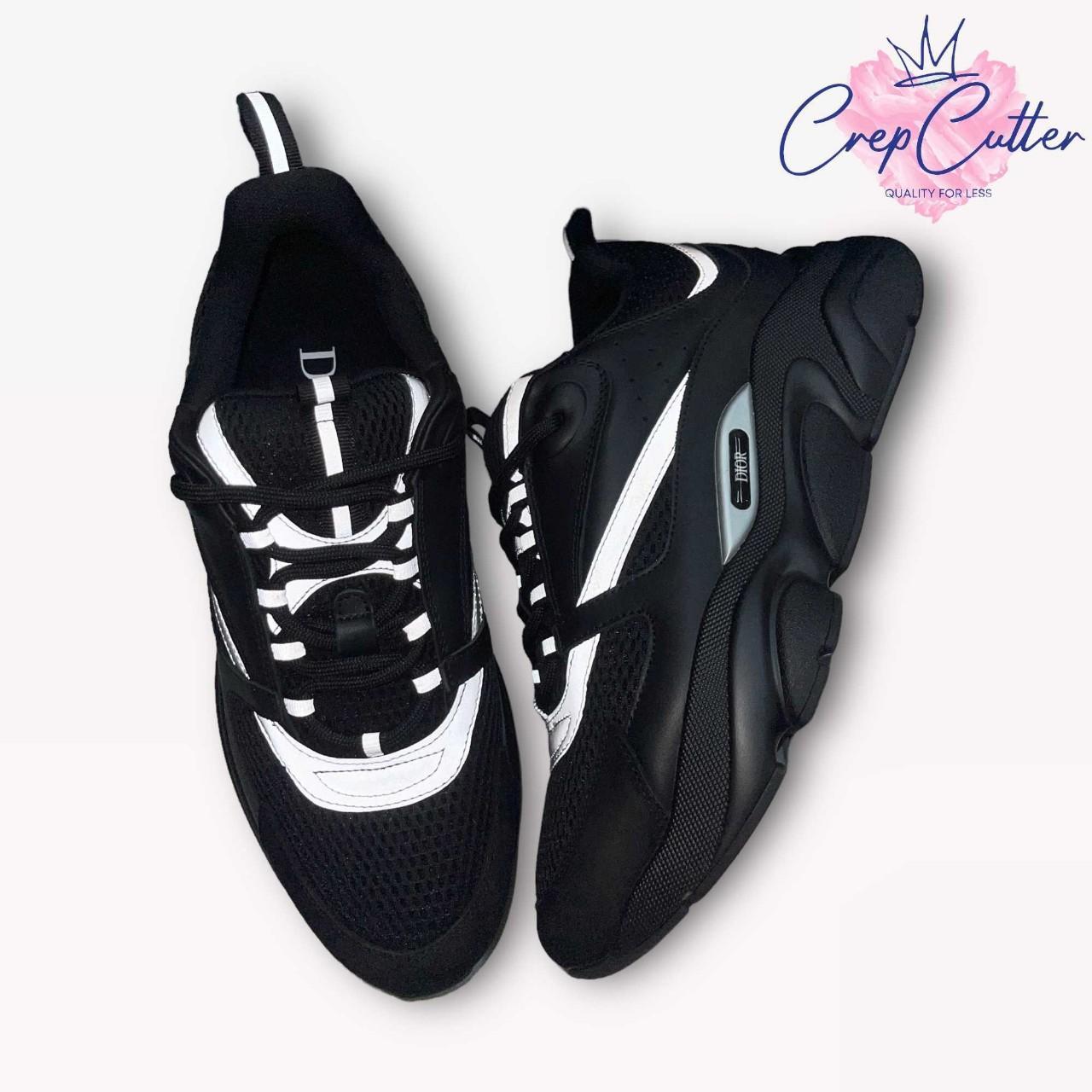 dior b30 light blue technical mesh reflective | Depop