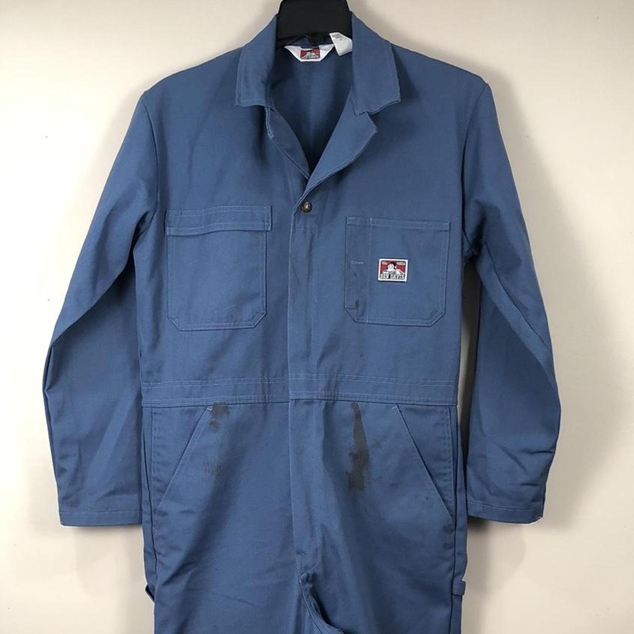 Ben Davis coverall workwear suit. The hem is cut and... Depop