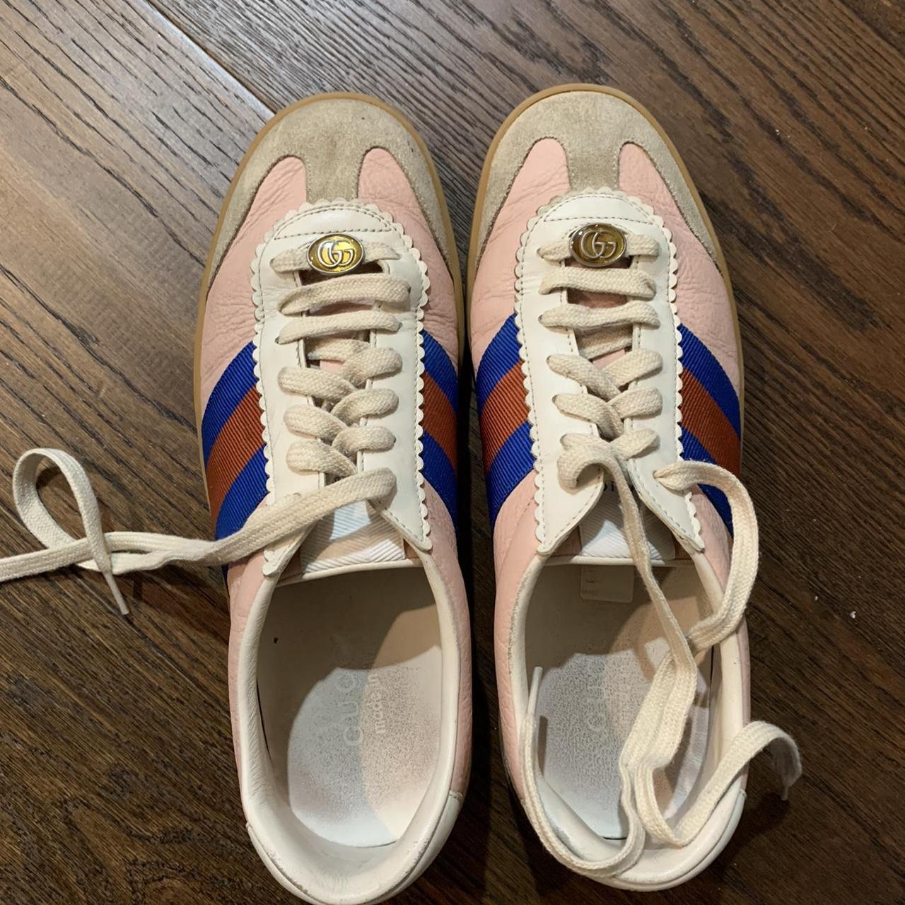 Great pair of pink Gucci shoes, I believe from 2018.... - Depop