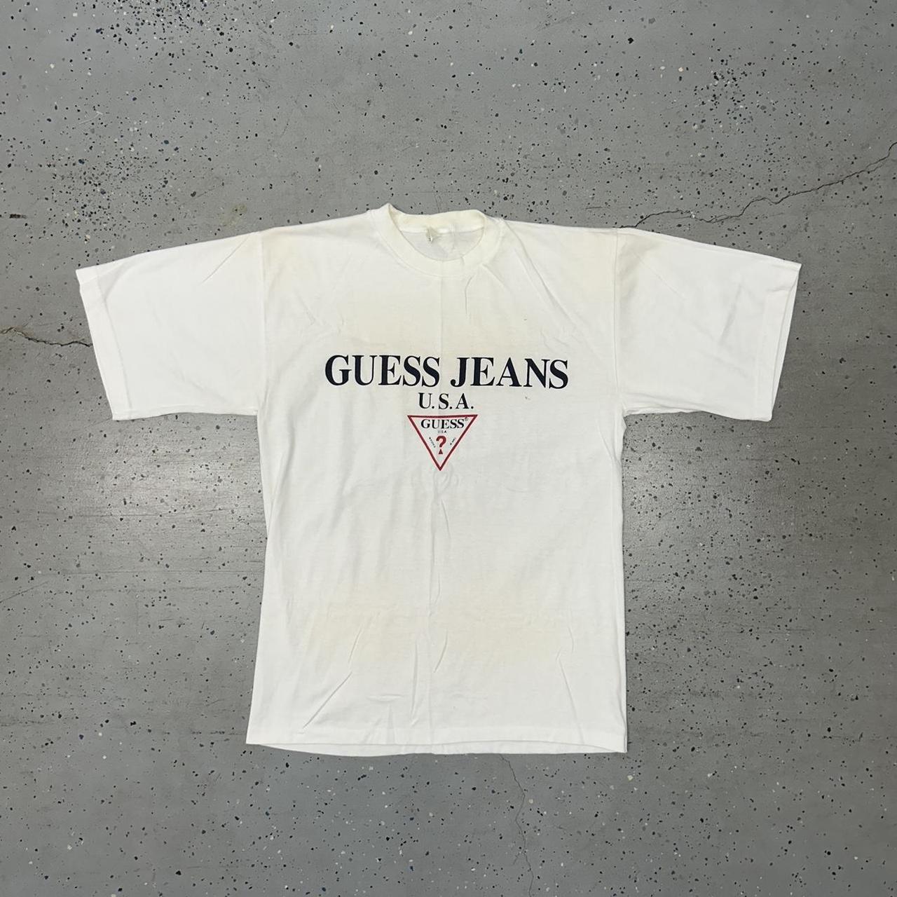 VTG 90s Guess Jeans T Shirt 100 Authentic Size Depop