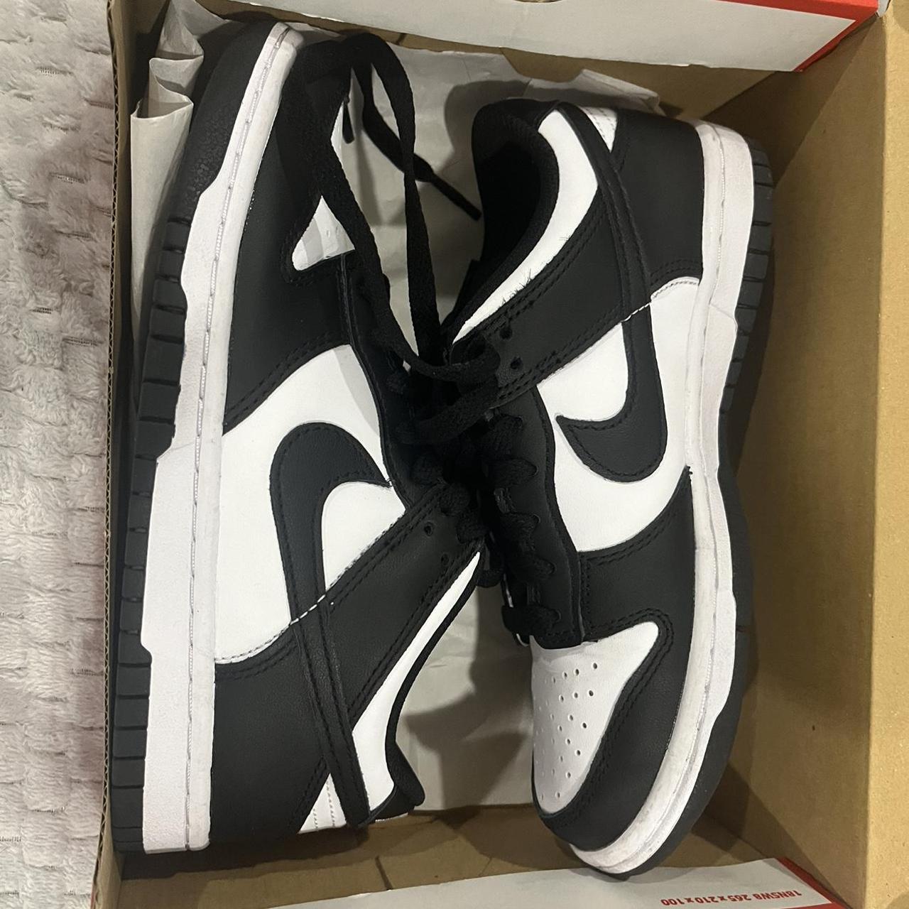 panda dunks size 4Y. Used once great conditions.... Depop