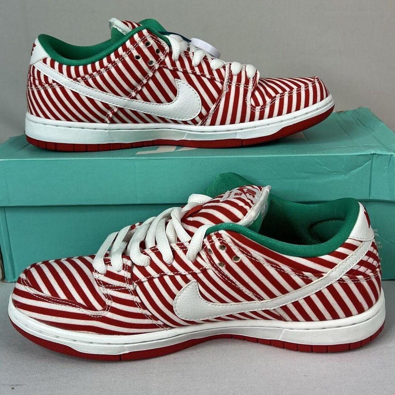 Nike SB Dunk Low Premium SB Candy Cane Sneakers Mens. Depop