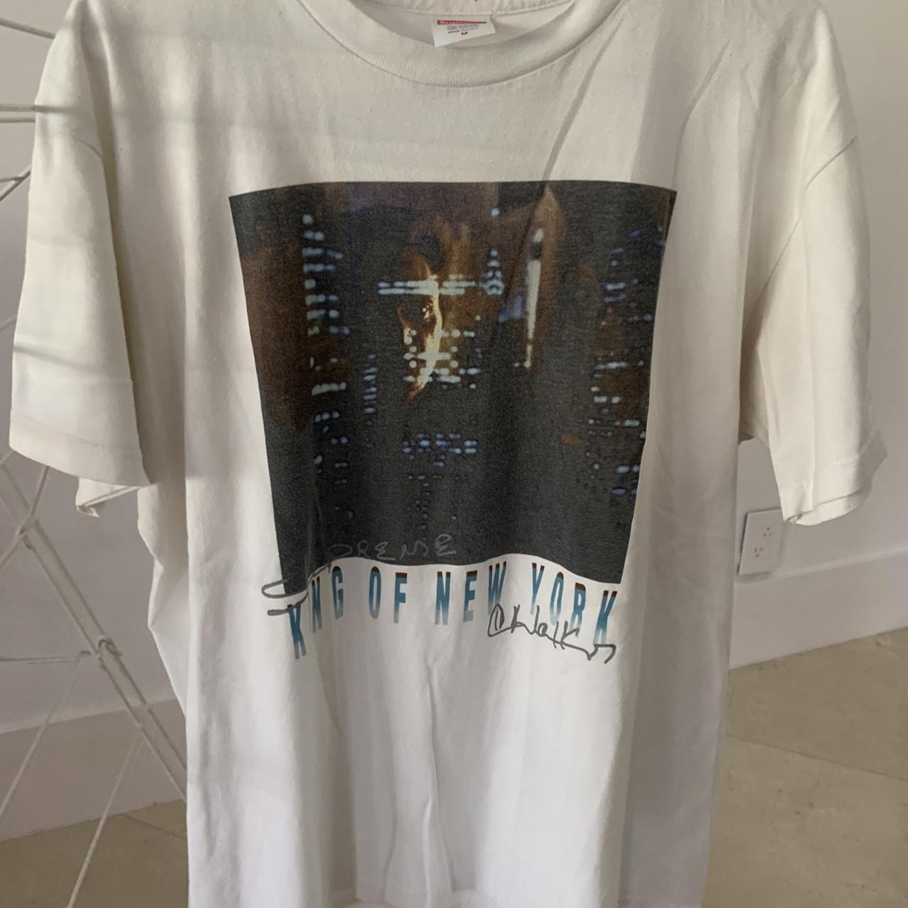 Supreme king of sales new york tee white