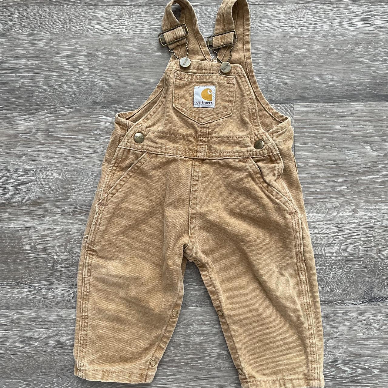 Kids Carhartt toddler overalls - Depop