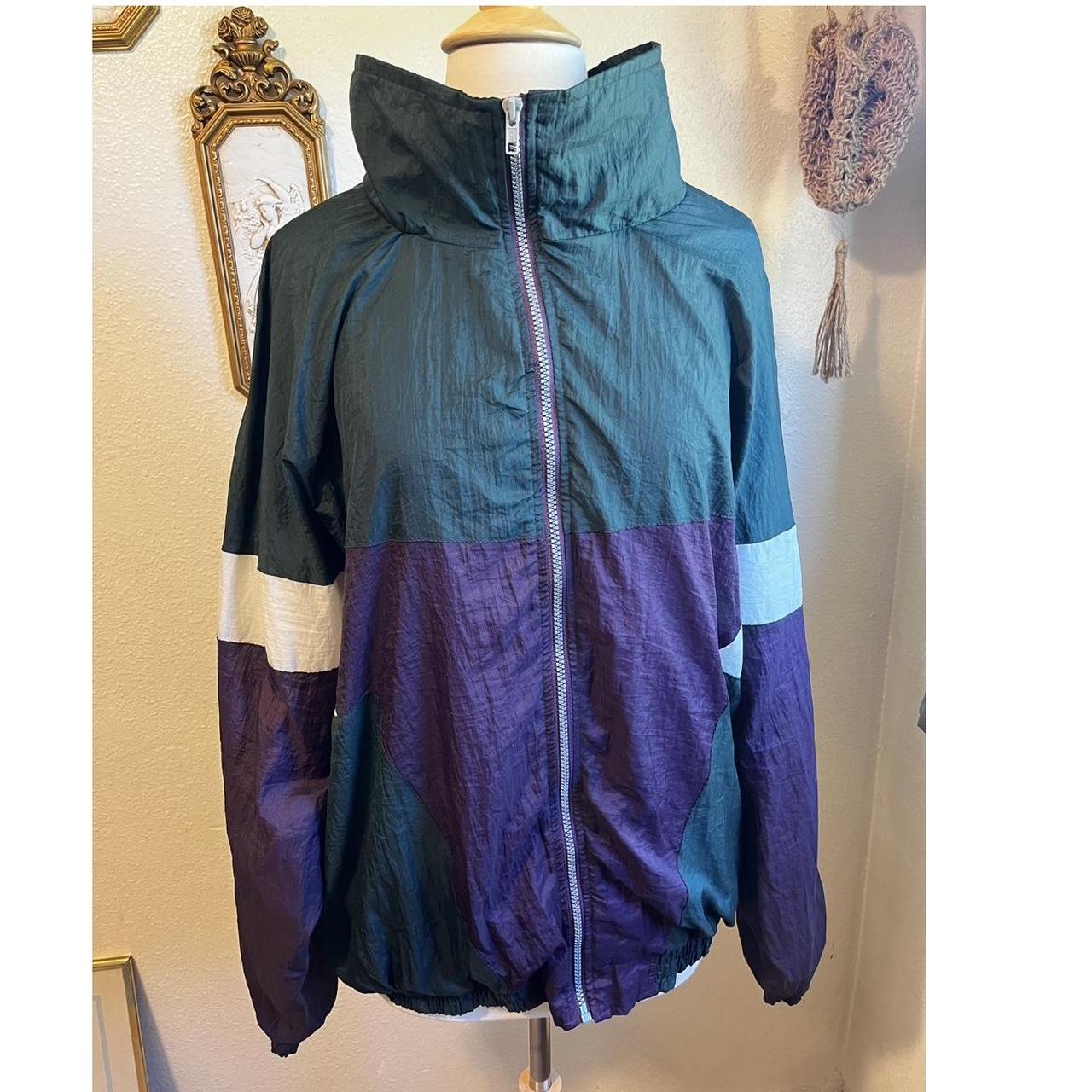 Vintage 90s PRO SPIRIT Windbreaker Zip Up Mock. Depop