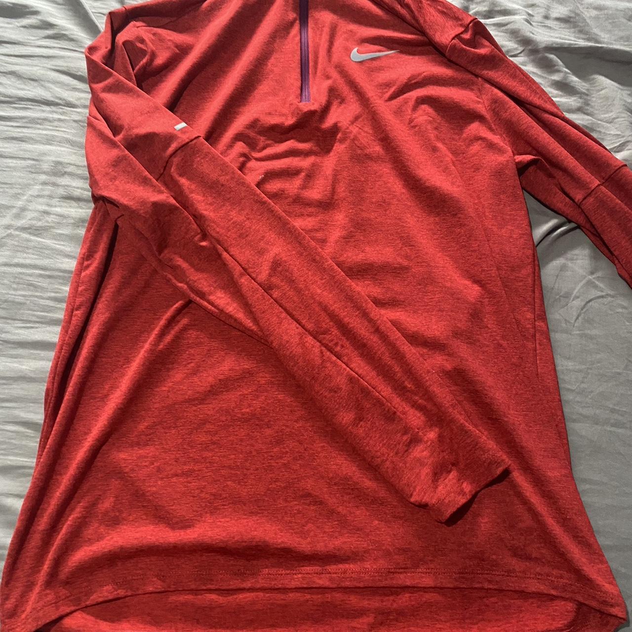 mens red nike top