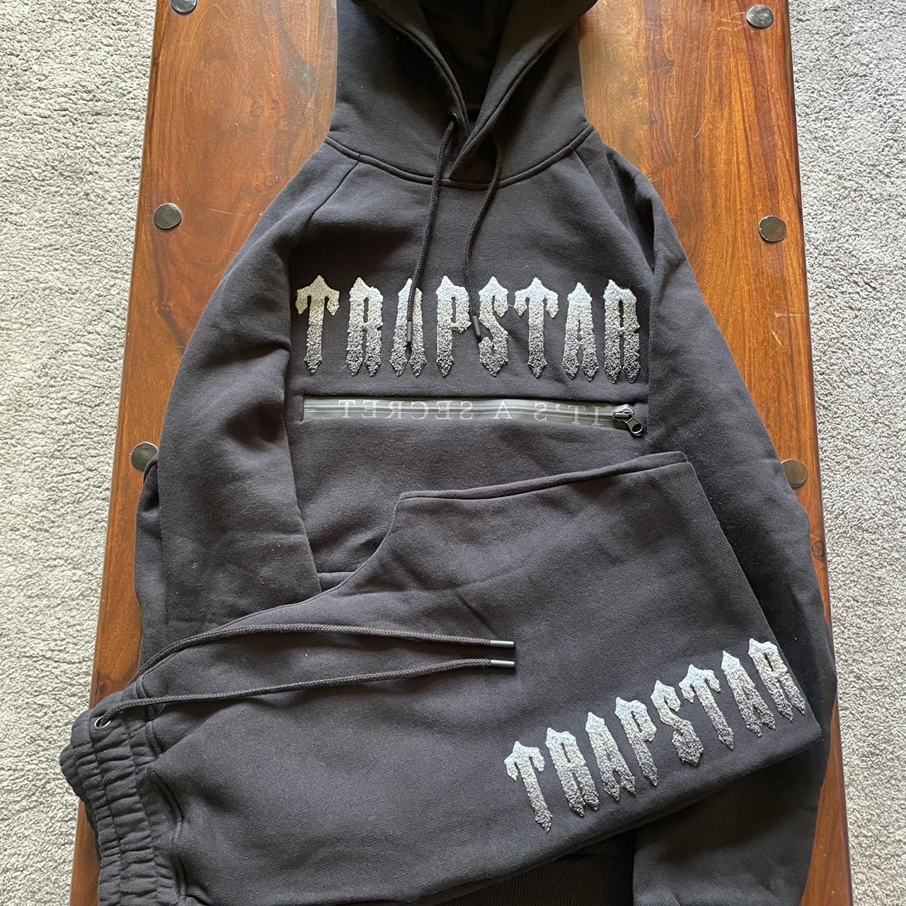 Trapstar Full Tracksuit Decoded 2.0 Black Size... - Depop