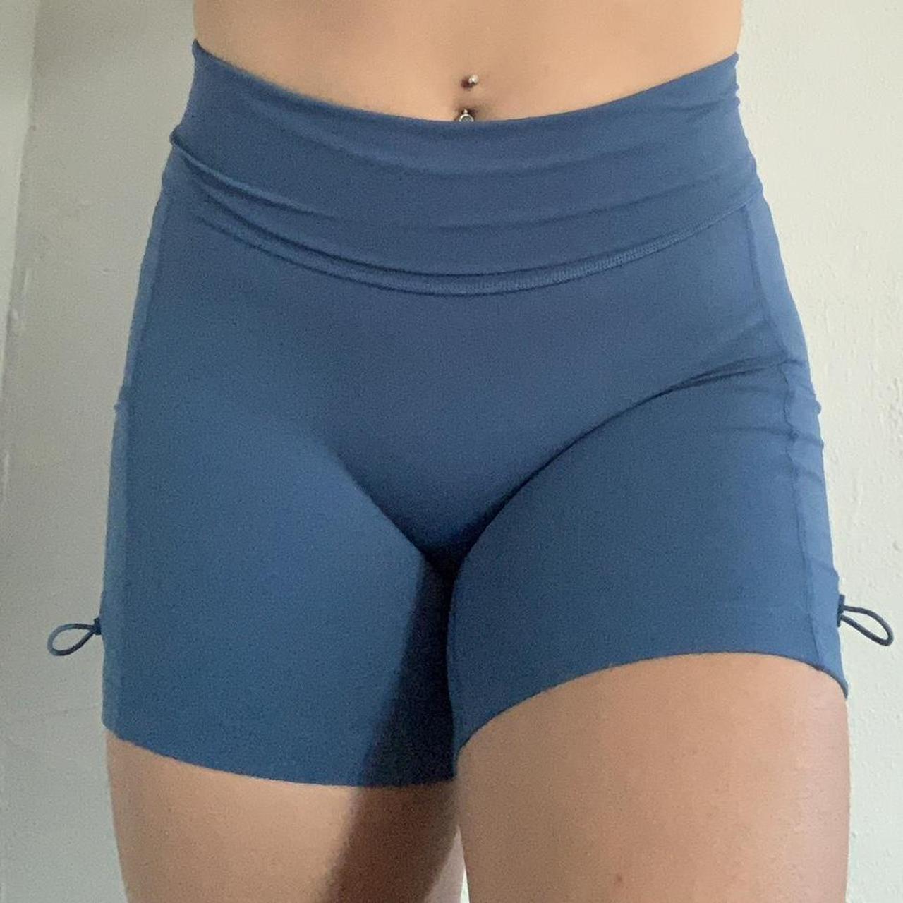 Gymshark shorts🦈 +string on the sides to make them... - Depop