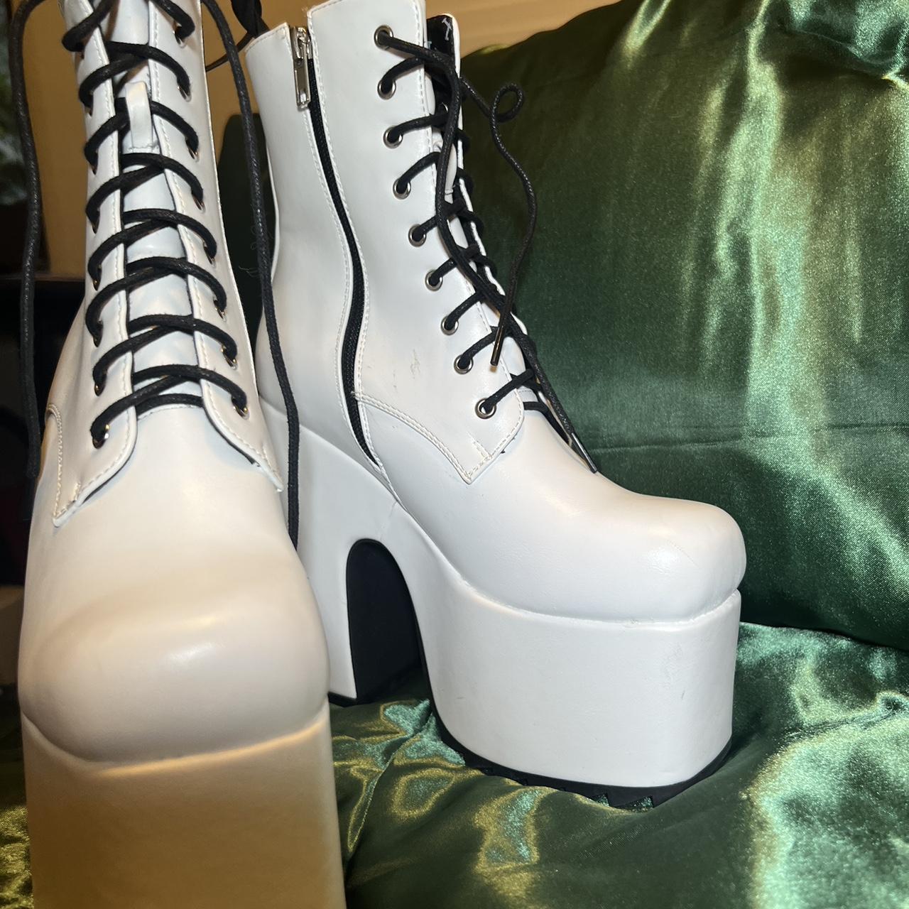Dolls Kill Women's Boots Depop
