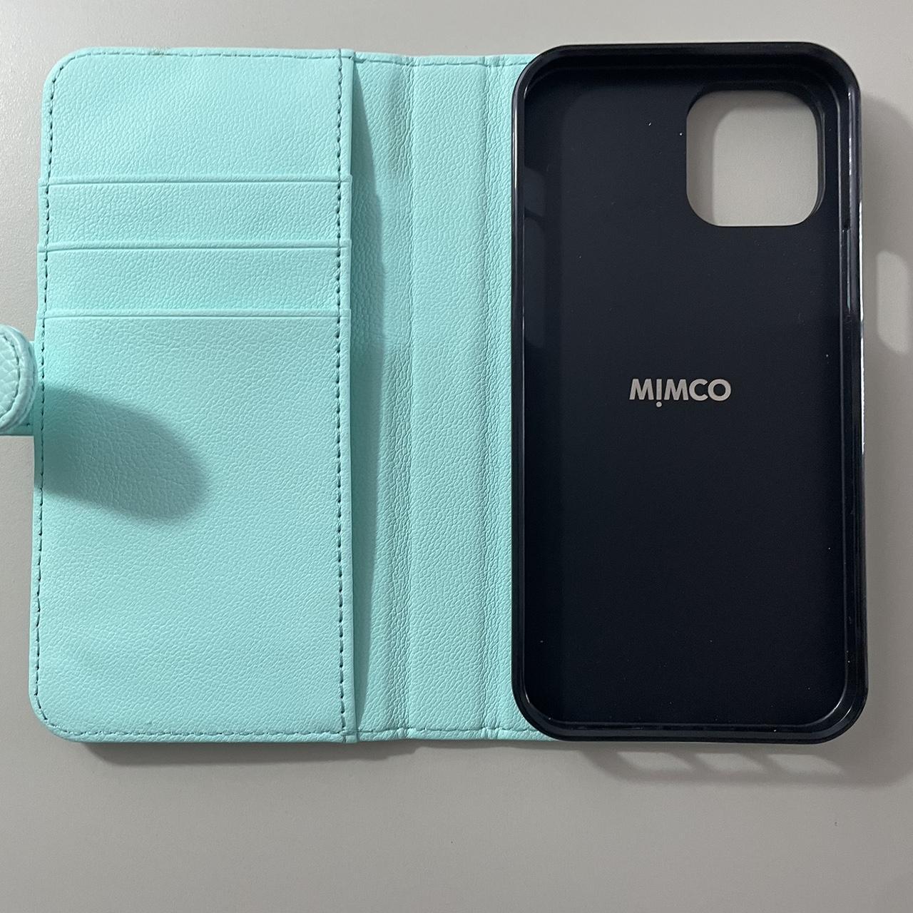 Mimco phone wallet case iPhone 12 3 card holders