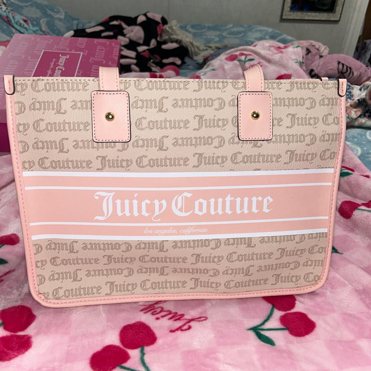 Brand new light pink and beige juicy couture TOTE bag!! Depop
