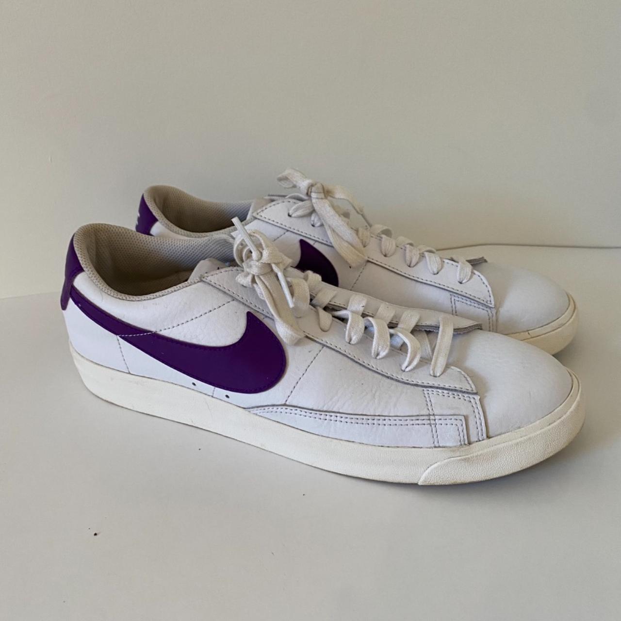 Blazer low leather clearance purple