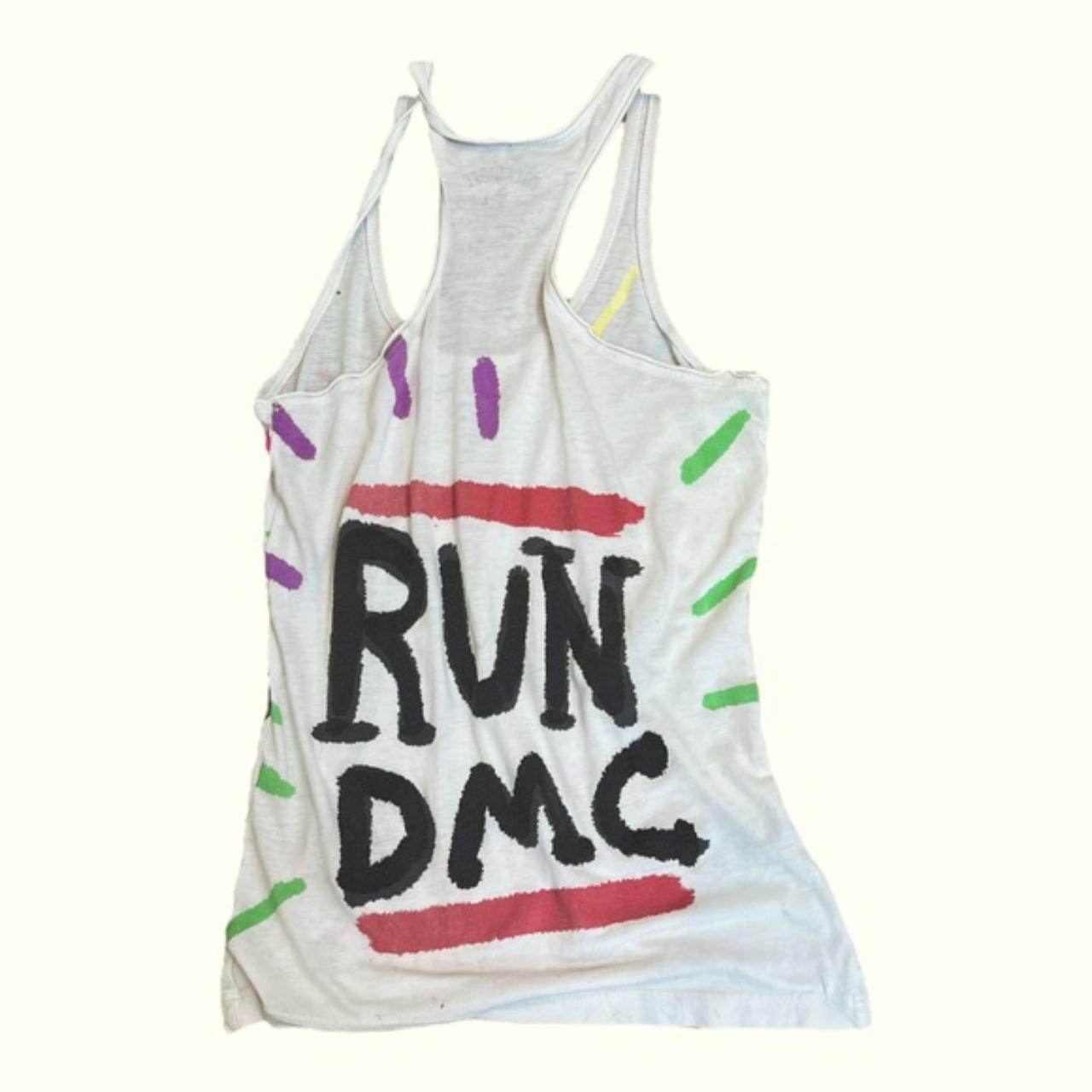 RUN DMC Rockwear tagged tank ❤️‍🔥 Slightly Distressed - Depop