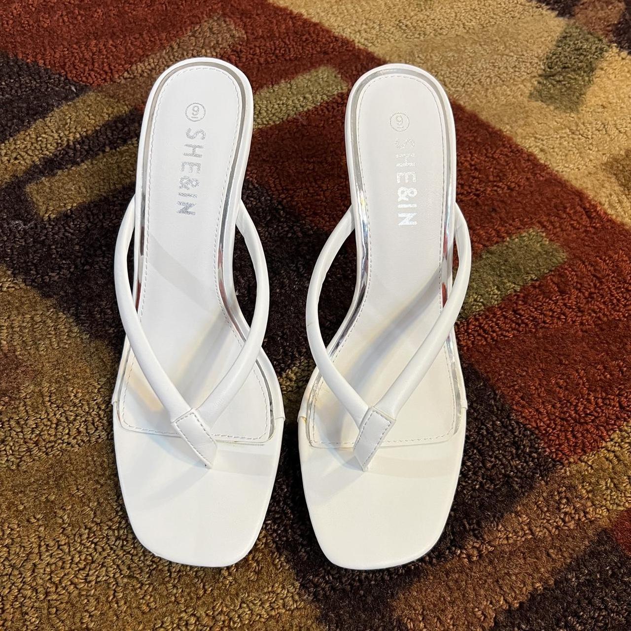 Women's White Sandals | Depop