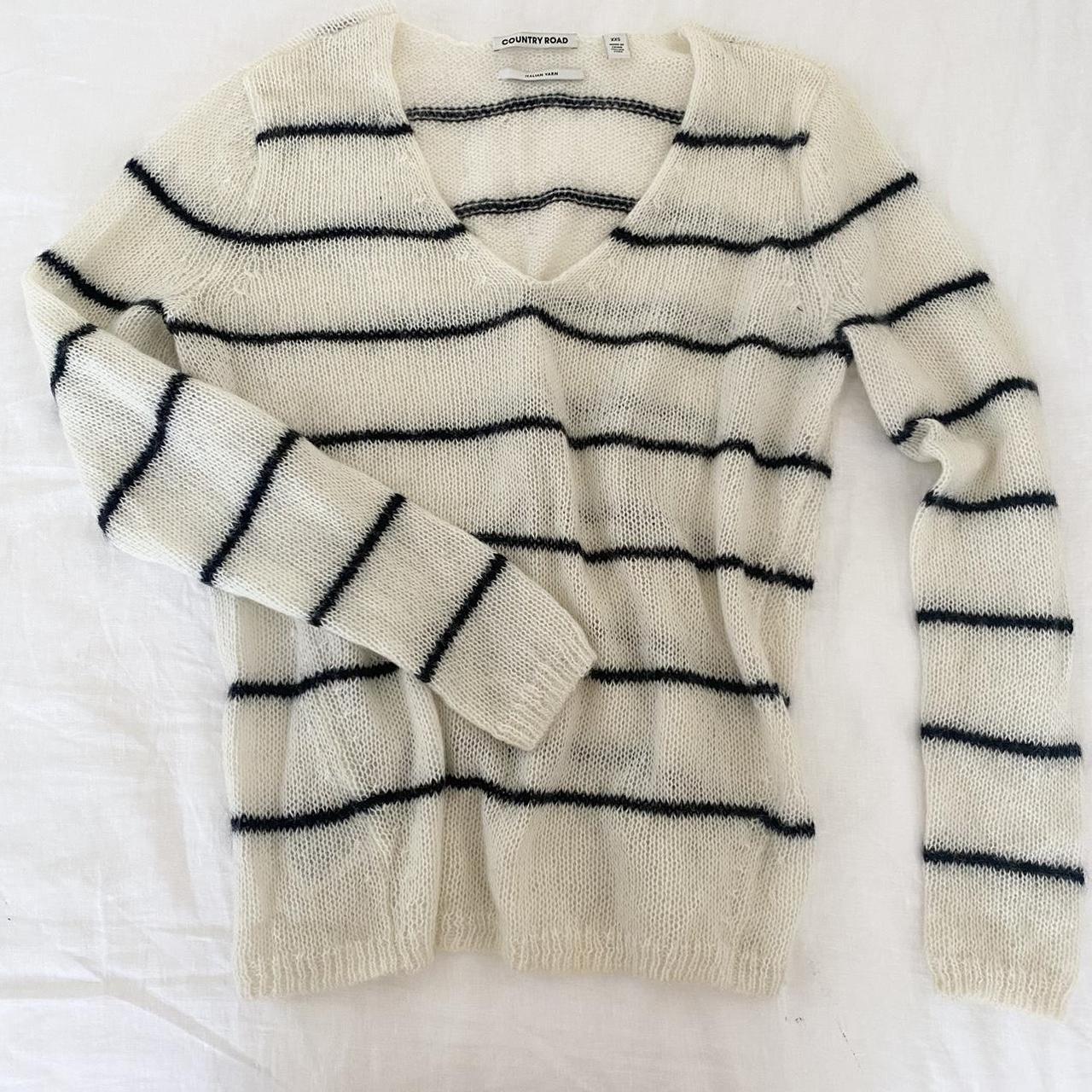 Black And White Stripe Country Road Jumper Country Road Heritage