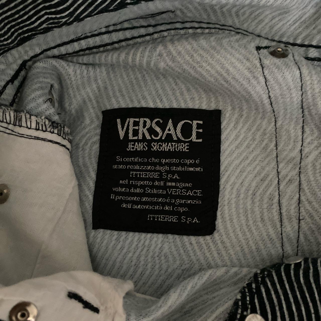 Authentic vintage Versace Jeans Signature pants!... - Depop