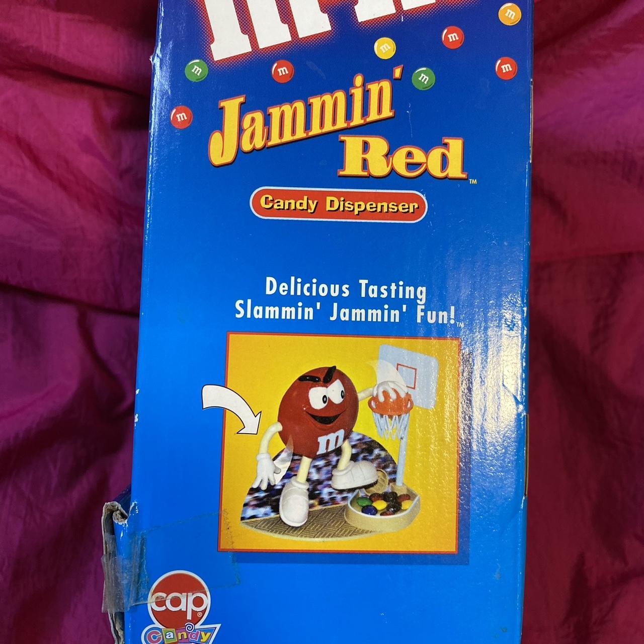 JAMMIN RED M&Ms Chocolate Basketball candy Dispenser... - Depop