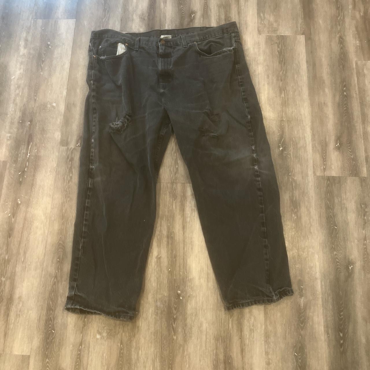 Black Jeans Relaxed Fit 46x30 - Depop