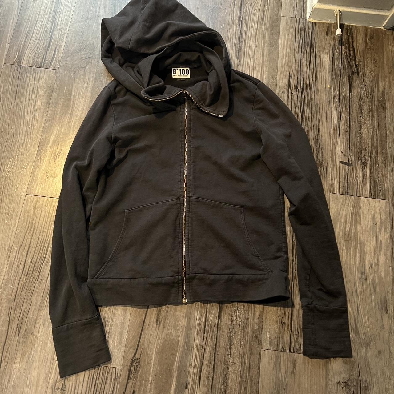 B*100 hoodie/half zip up Size large but can fit a... - Depop