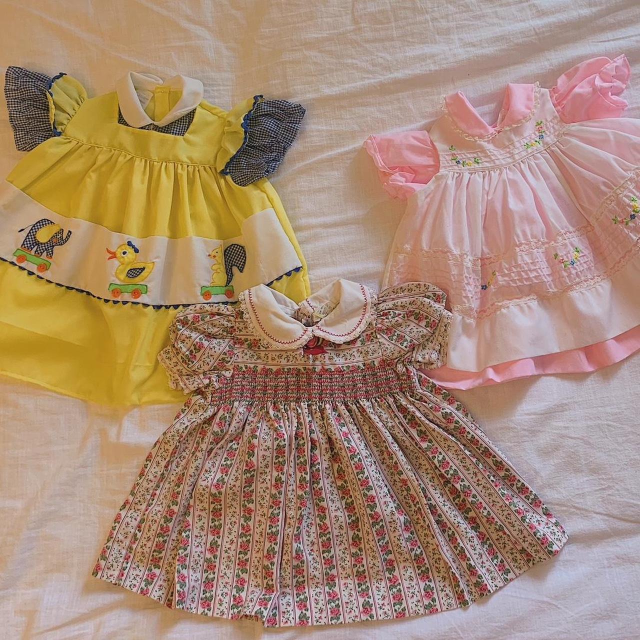 Vintage Bundle baby girl purchases clothes