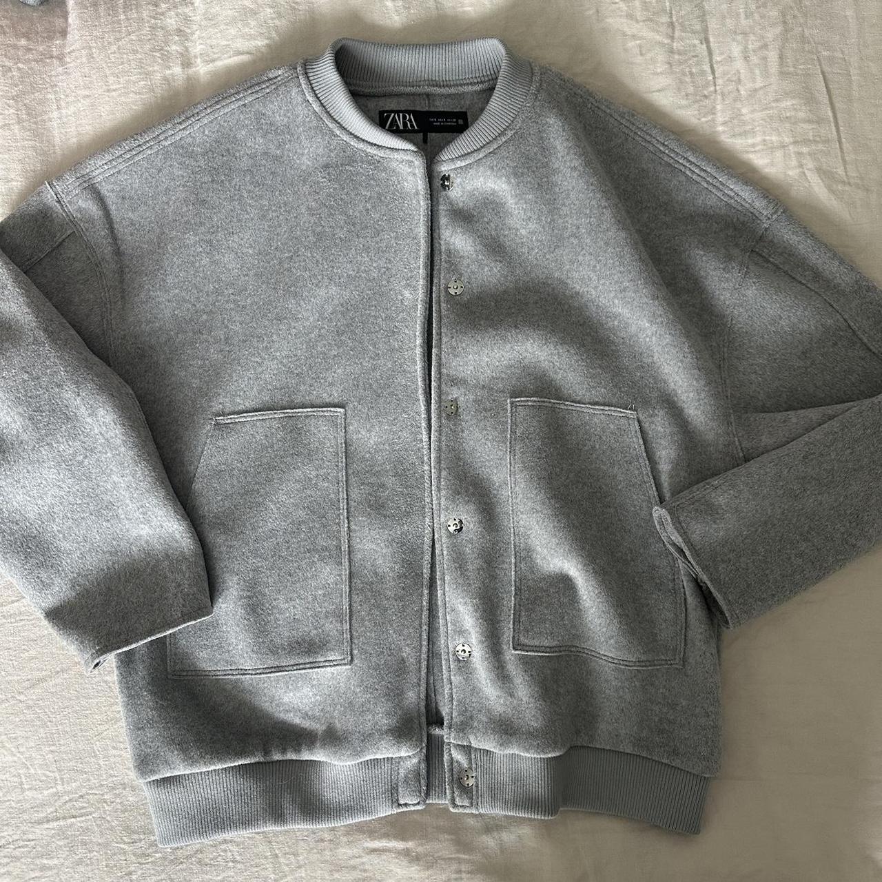 Zara Oversized Bomber Jacket Depop
