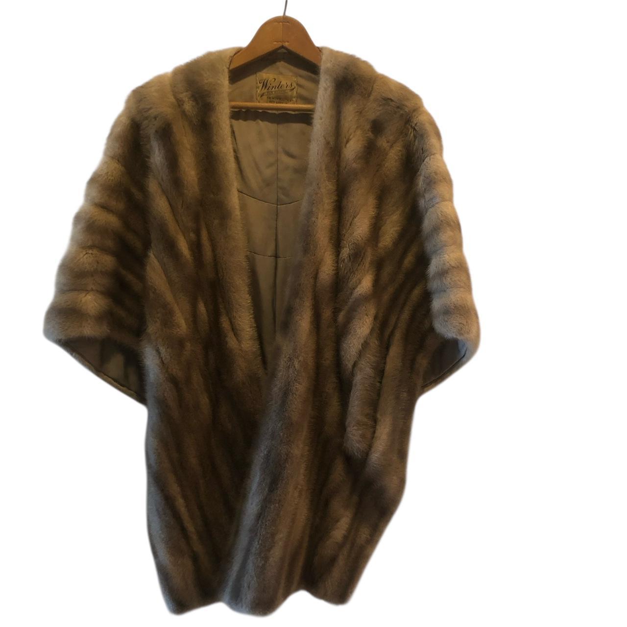 Vintage Women's Coat - Brown/Grey - One size – Ne… - image 1