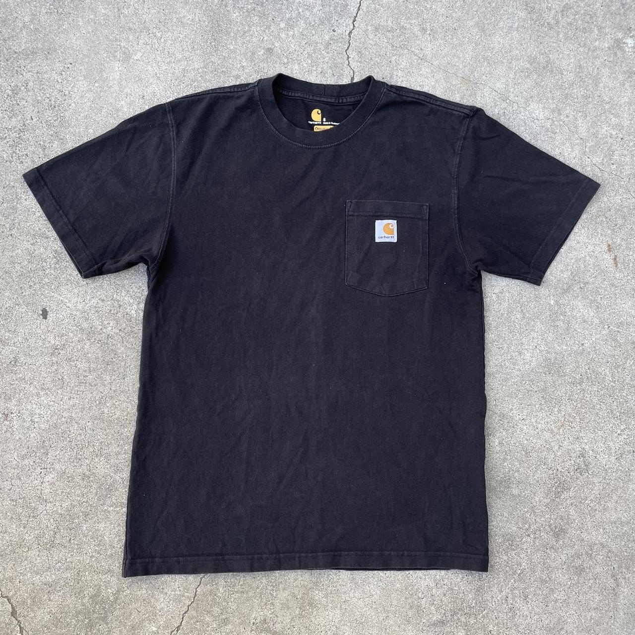 Carhartt Men's Black T-shirt | Depop