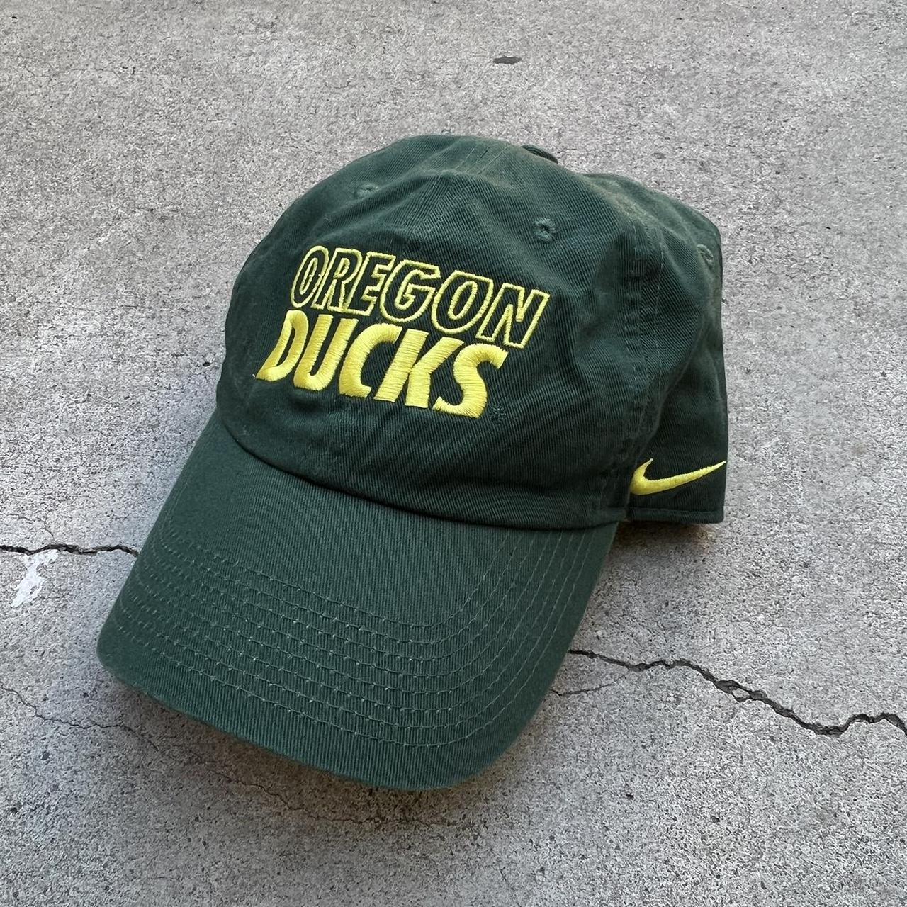 Nike Oregon Ducks Embroidered Logo Baseball Cap Hat... - Depop