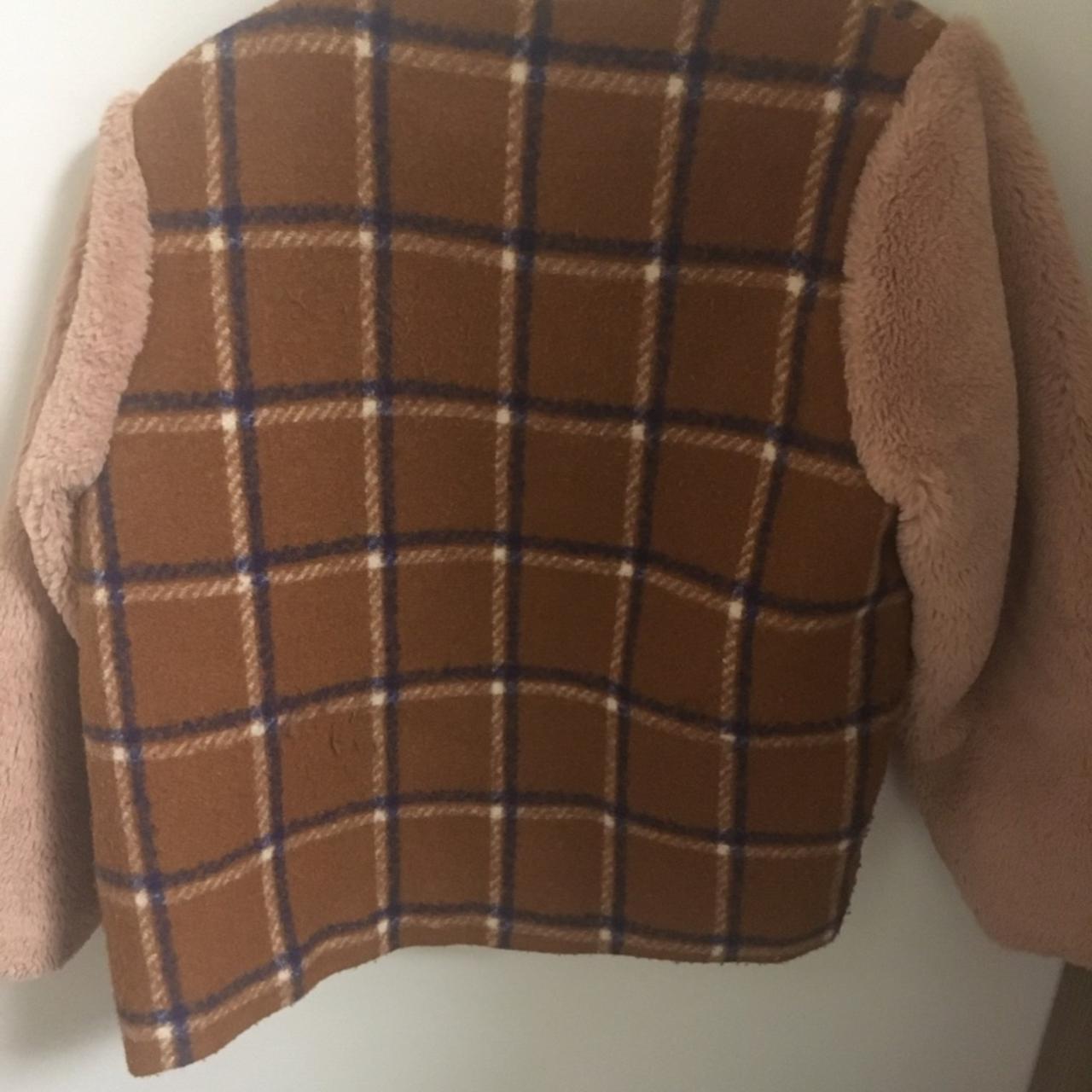 Stylenanda Women's Brown and Pink Coat (3)
