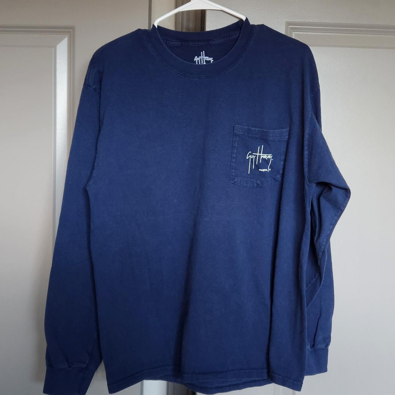 Guy Harvey Men's Navy Tshirt Depop