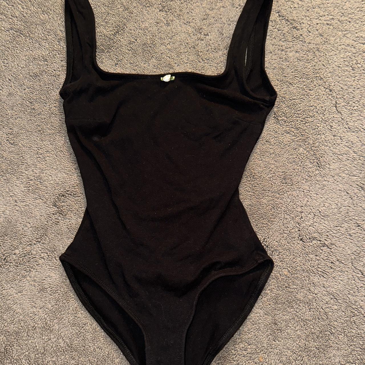 Women's Black Bodysuit | Depop