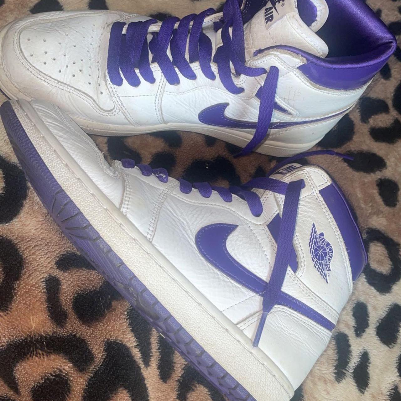 womens purple jordan 1s