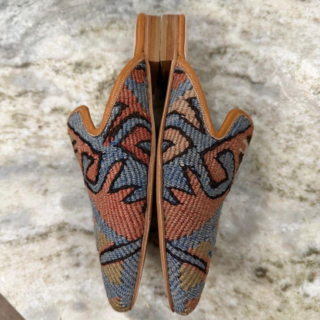 Source Unknown Women's Mules - Tan/Pink - US 6 – … - image 5