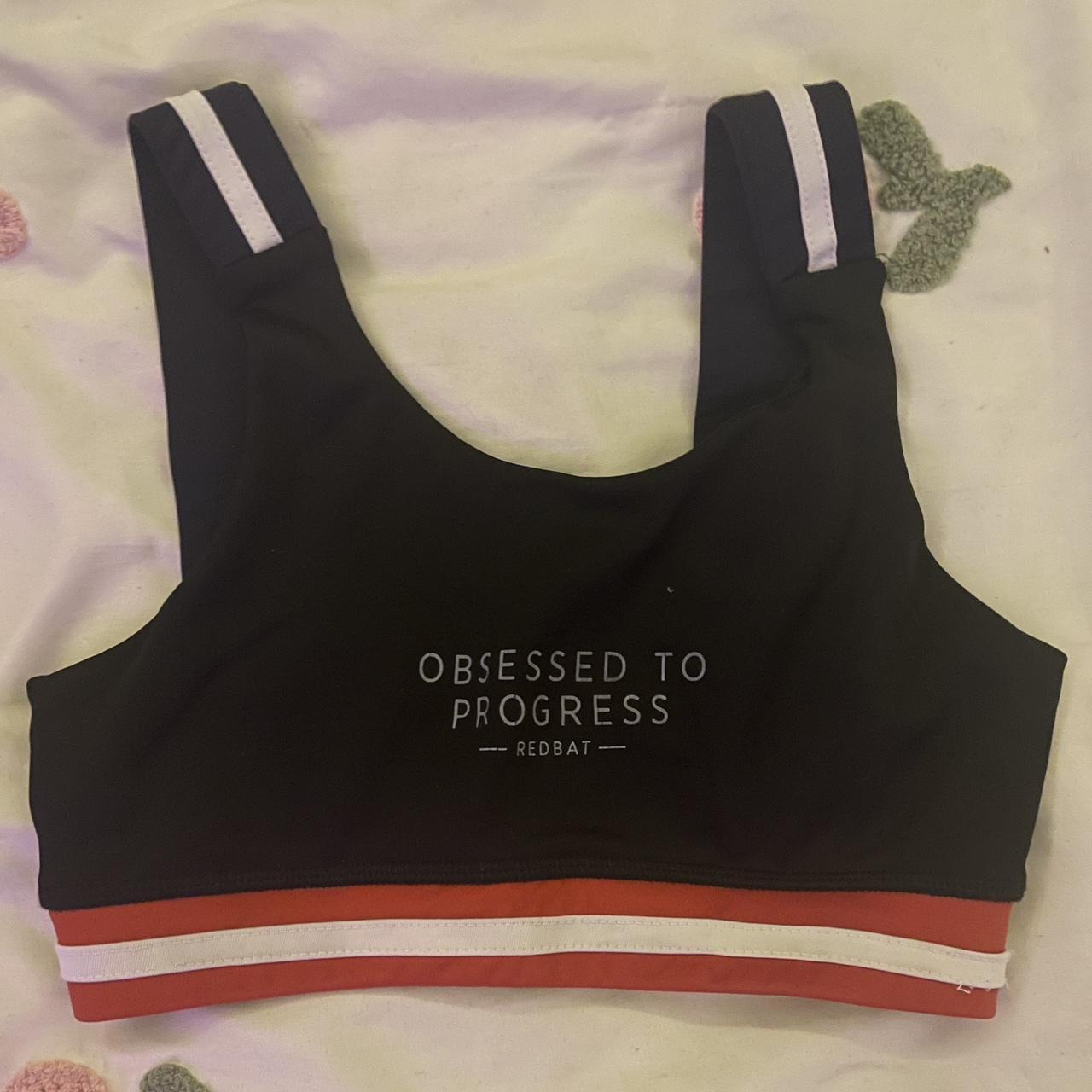 redbat sports top / bralet perfect for gym or in - Depop