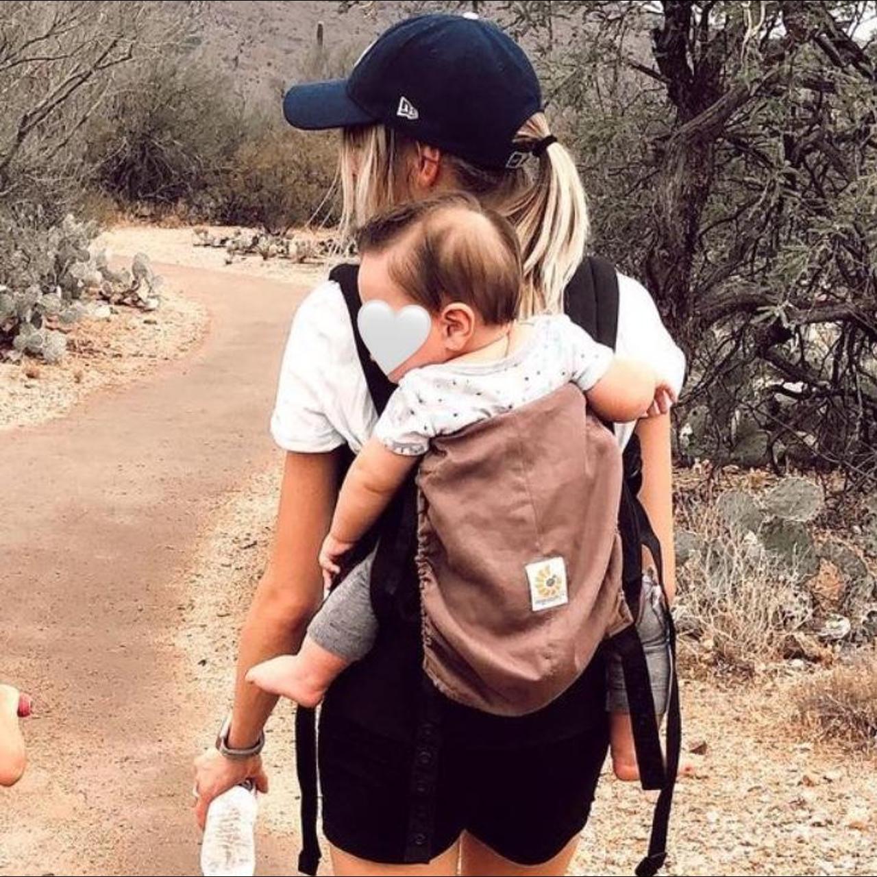 Ergo baby carrier tan no rips or tears. Can be... Depop