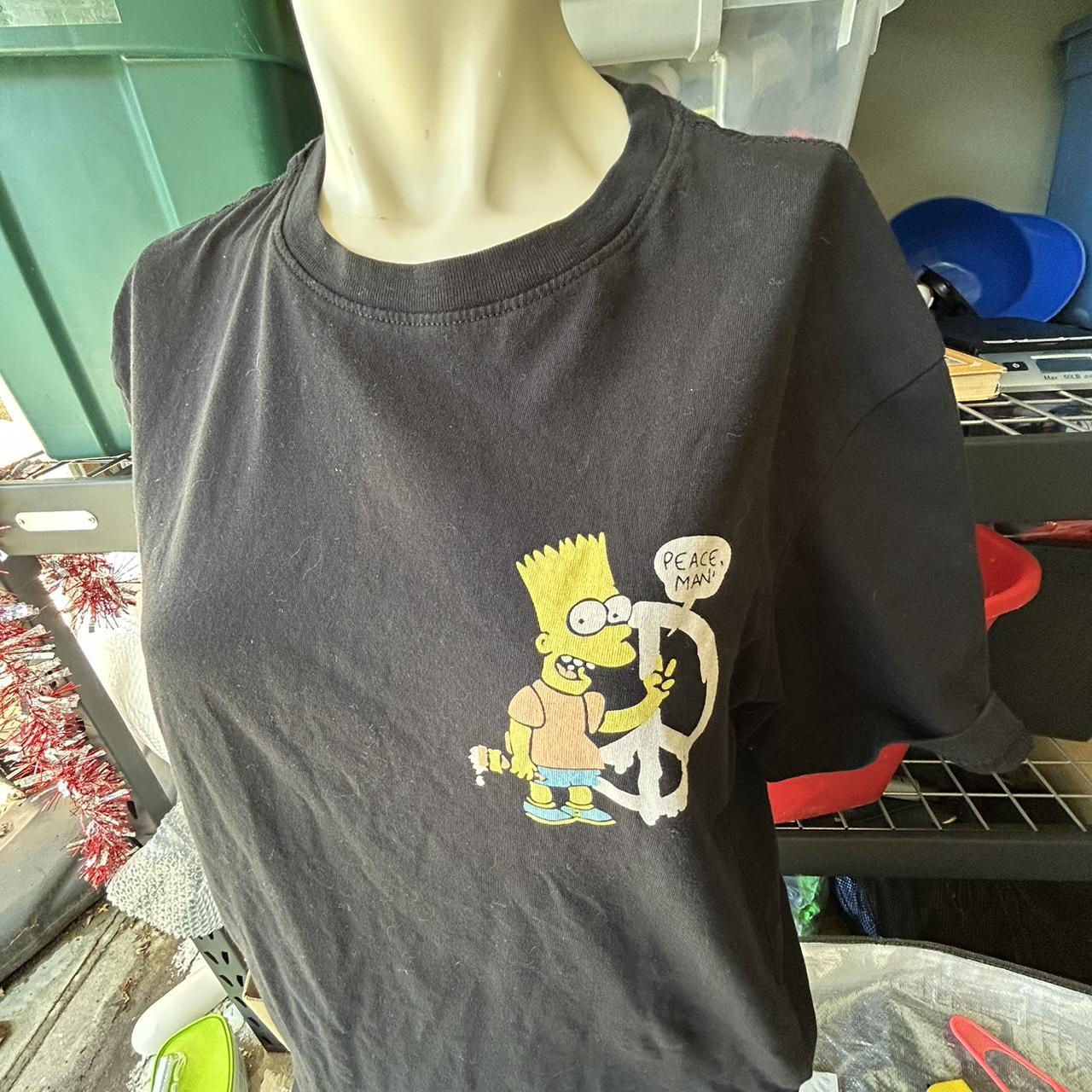 Taking offers Good Condition Off White Simpsons store tee Size Large