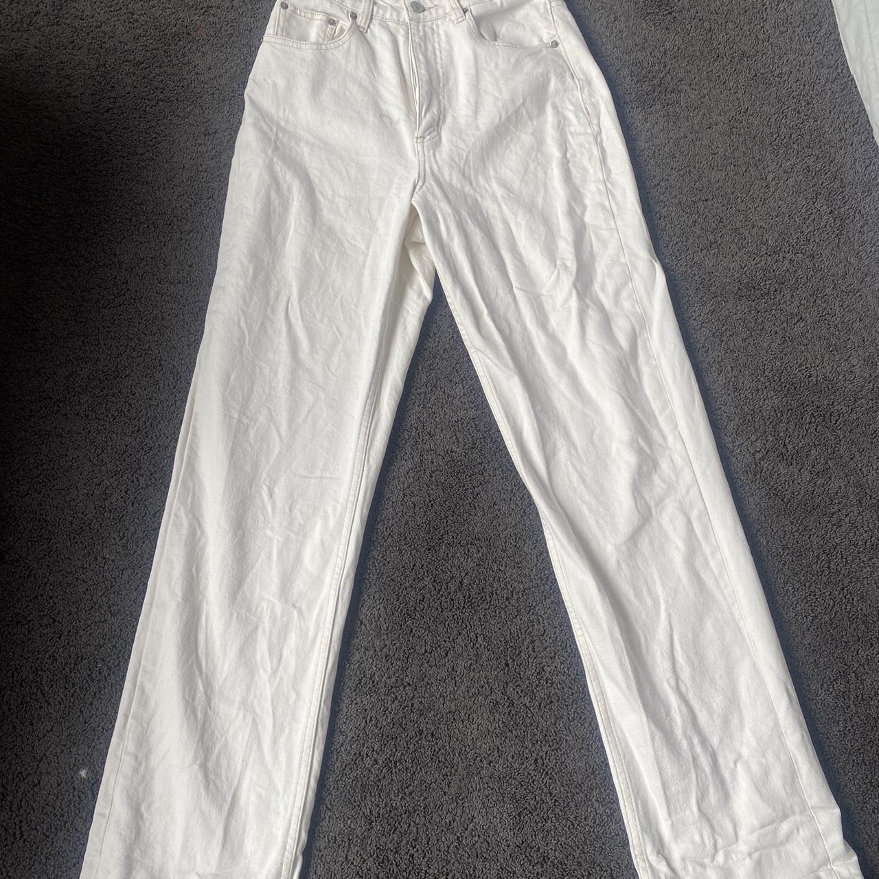 lee white jeans