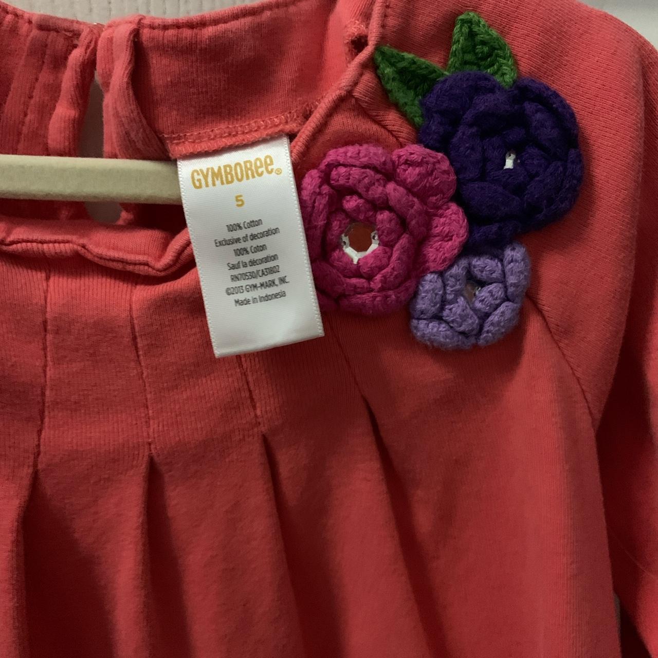 2015 Gymboree Apple Print Corduroy Dress (Girl - Baby/Toddler Corduroy Short Sle