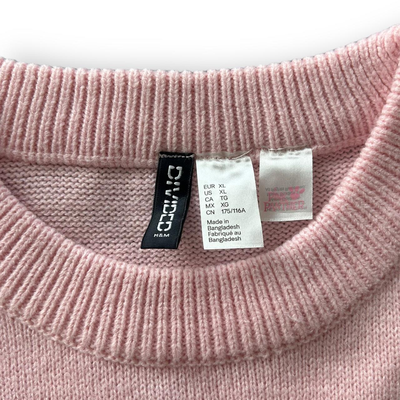 H and m pink on sale jumper