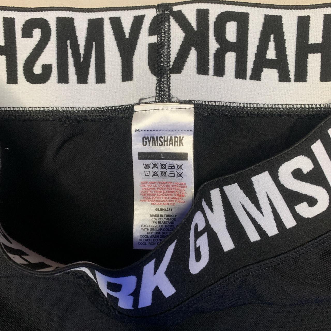 GYMSHARK black biker shorts Super soft and - Depop