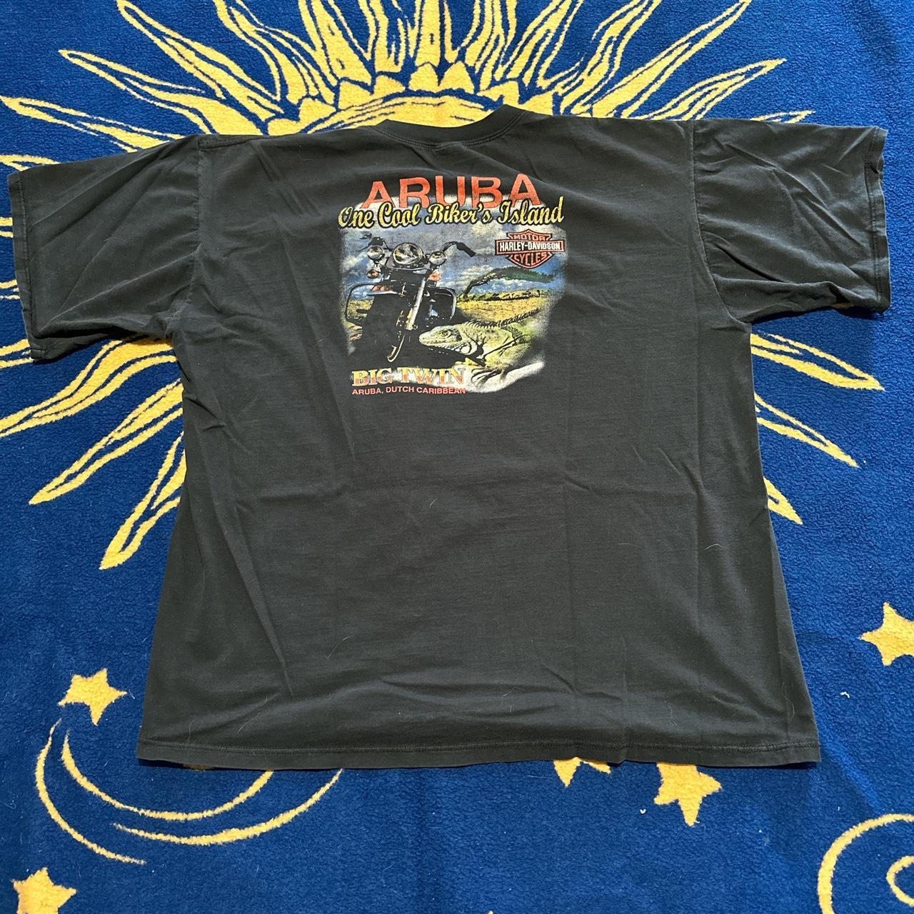 Harley Davidson-Aruba shirt. minimal signs of wear.... - Depop