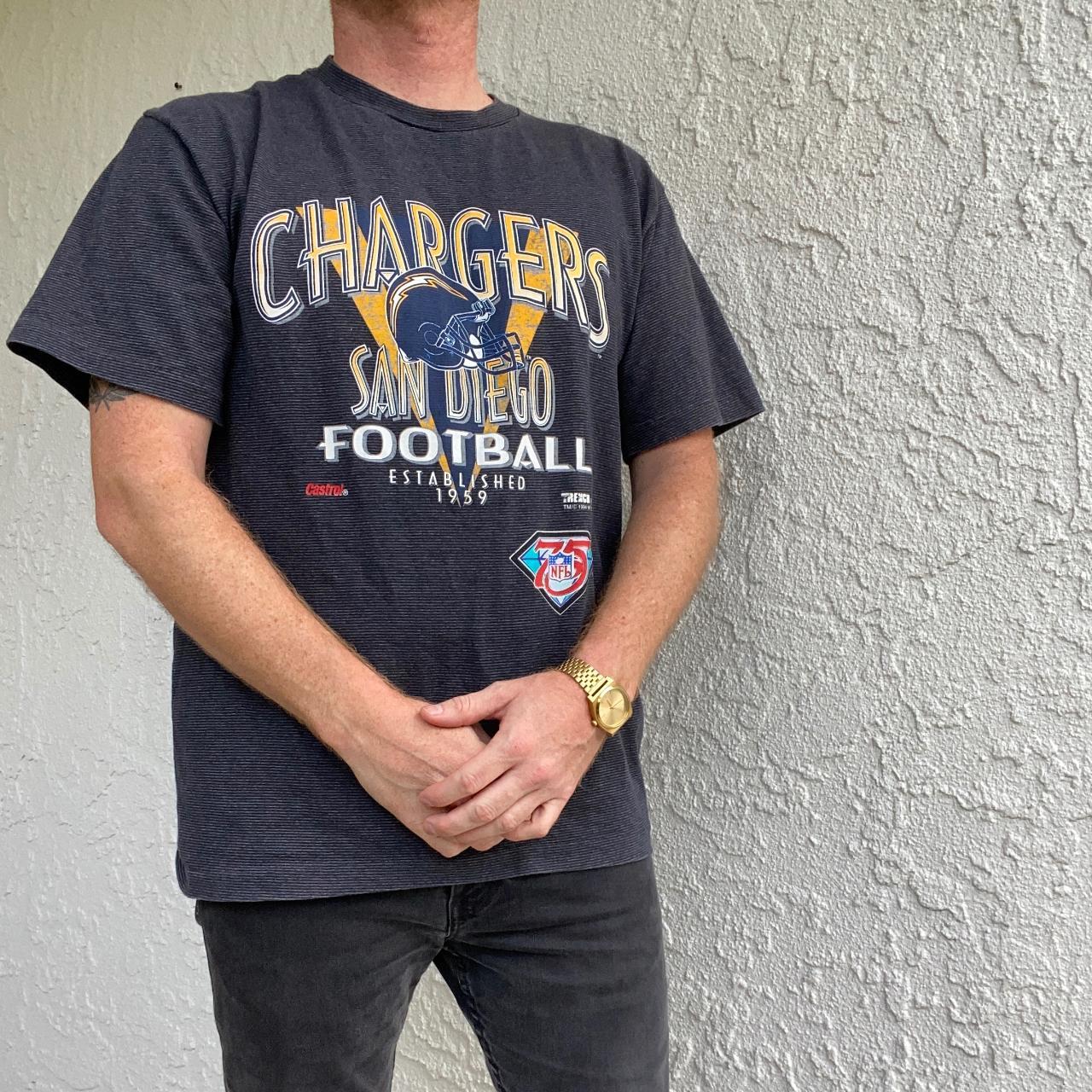 Chargers, Shirts, San Diego Chargers Vintage Tshirt Gray