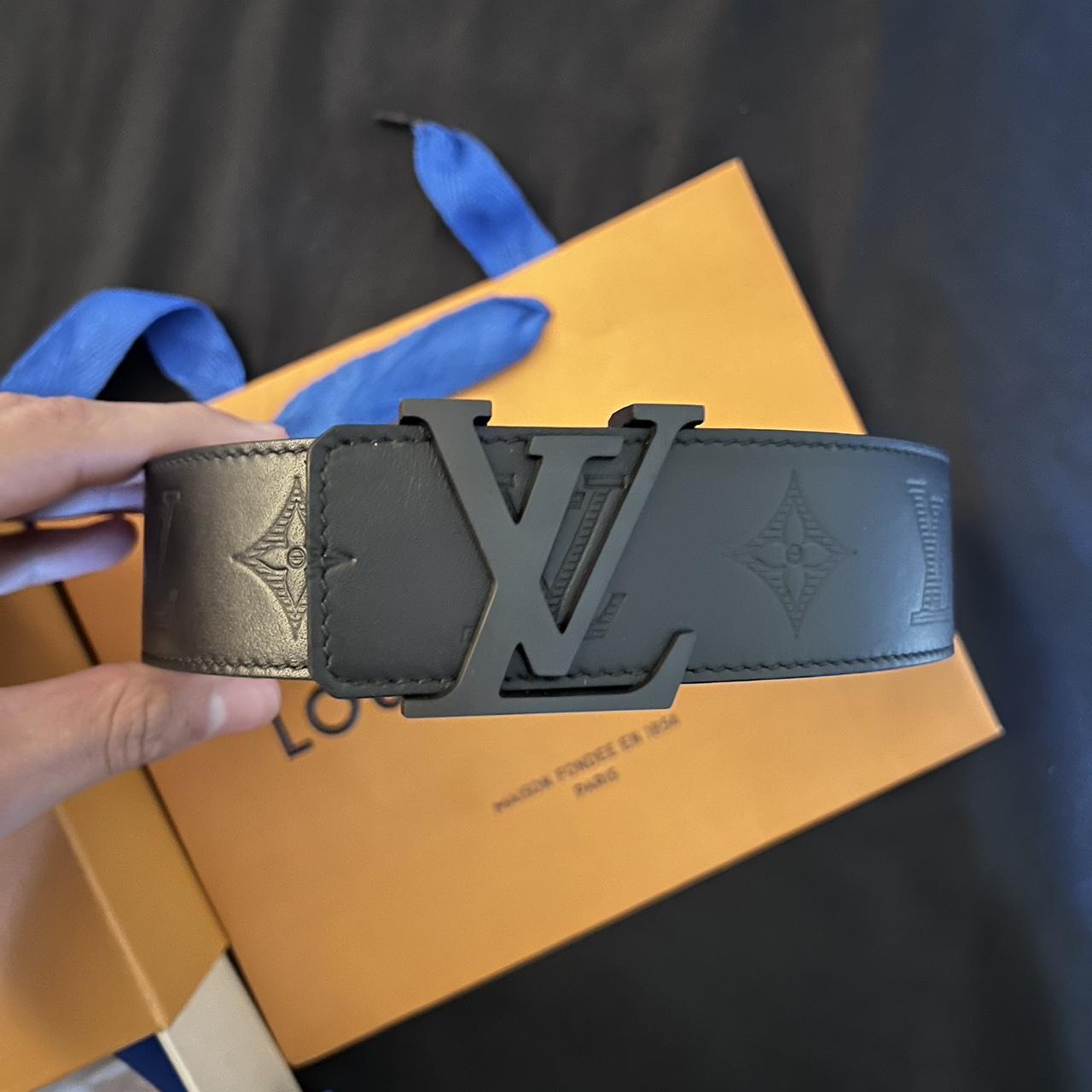 Louis Vuitton Belt Black M0032 95/38 No defects. - Depop