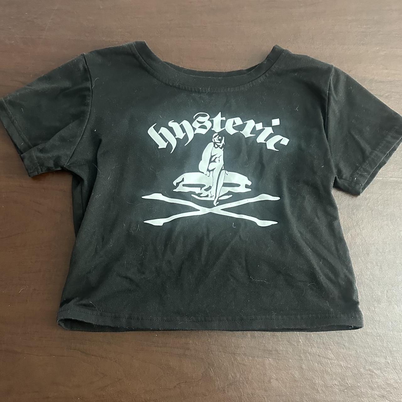 Hysteric glamour-baby-tee - Depop Hysteric glamour-baby-tee - Depop