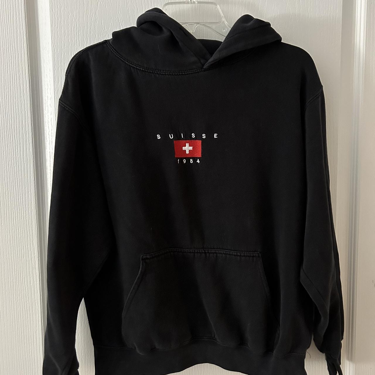 Brandy Melville Suisse 1984 Hoodie -worn A Couple Of... - Depop