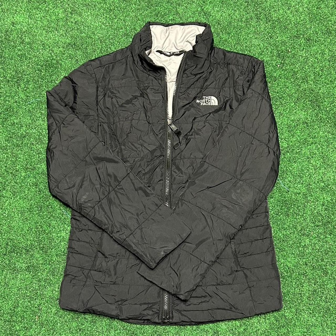 Women's Black and Grey Jacket Depop