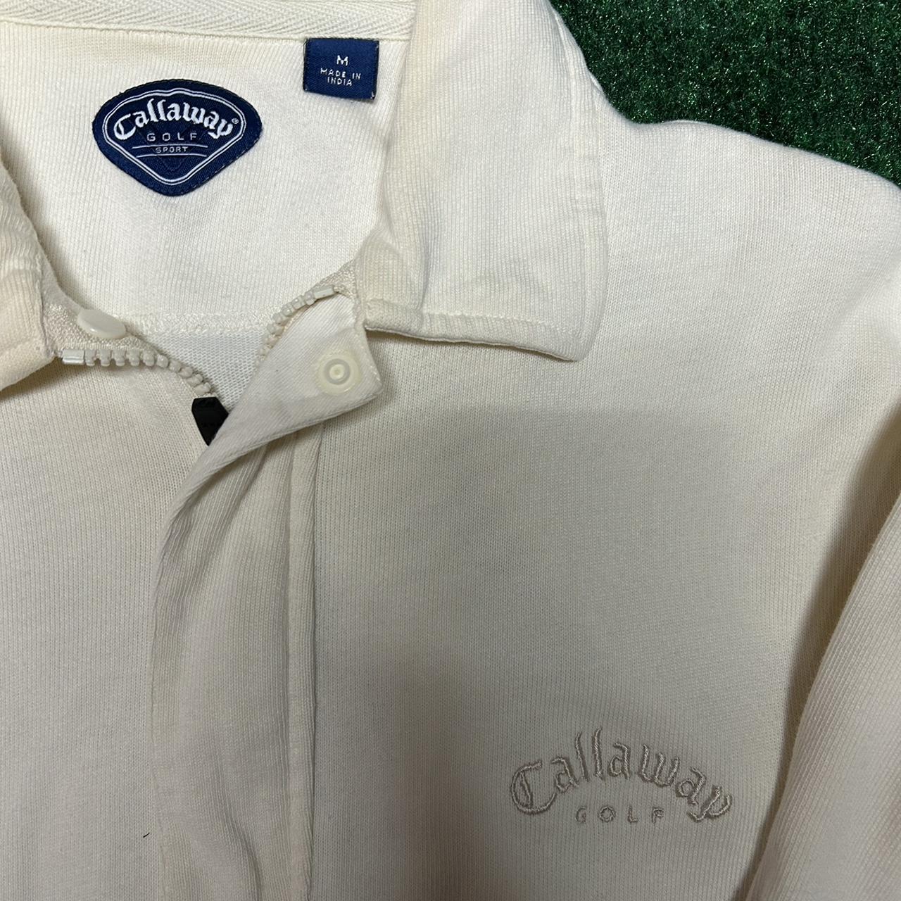 Callaway Men's White Jumper | Depop