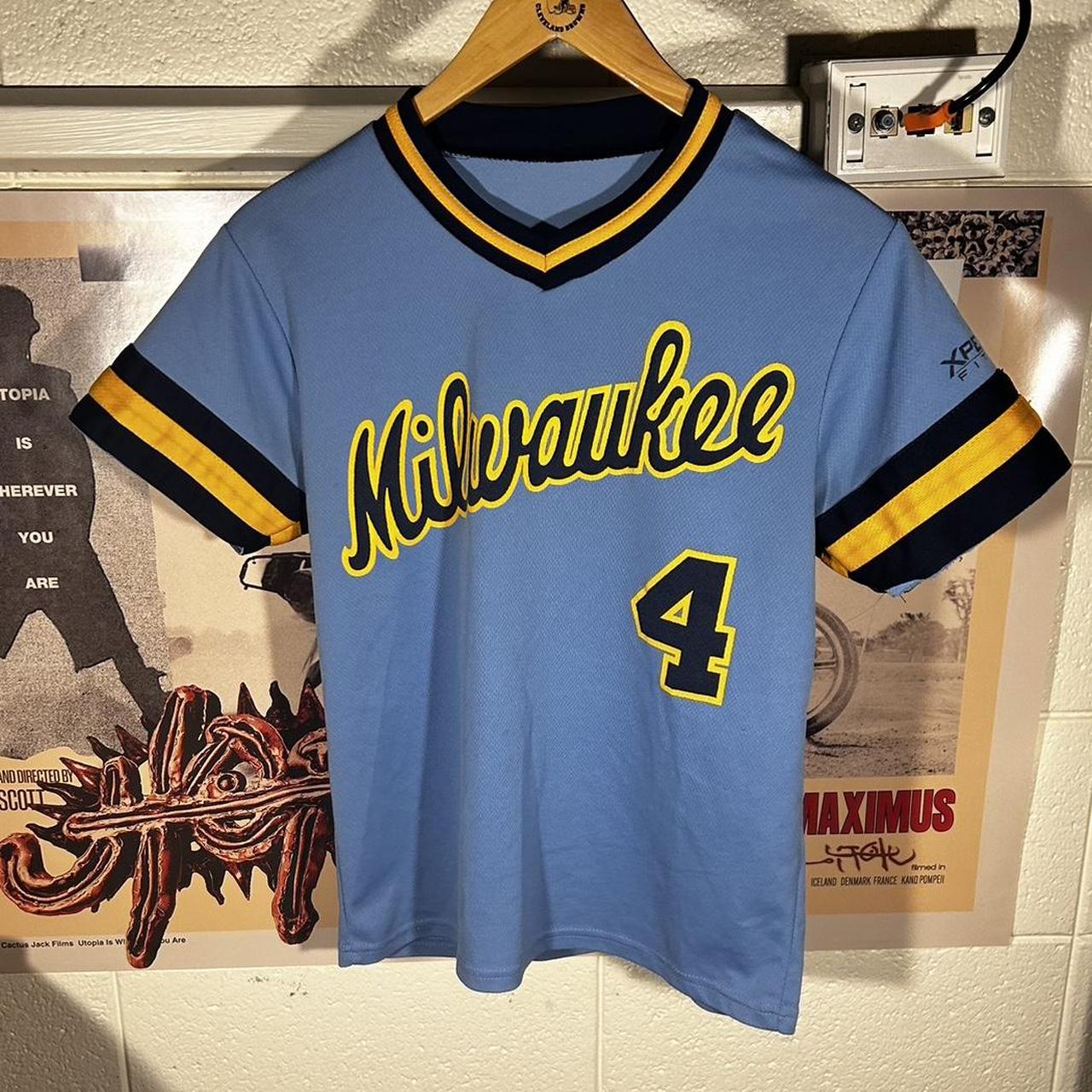 Milwaukee brewers hotsell cooperstown jersey